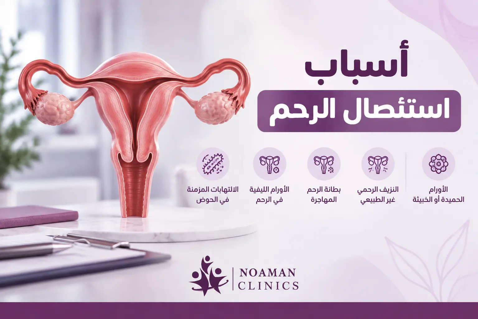 أسباب استئصال الرحم